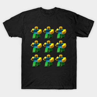 Roblox Aesthetic Noob T-Pose Respawn Default Character T-Shirt